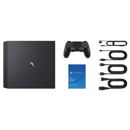 Sony PS4 Pro Gaming Console 1TB Black + Extra Controller + Mortal Kombat II Game - Image 3